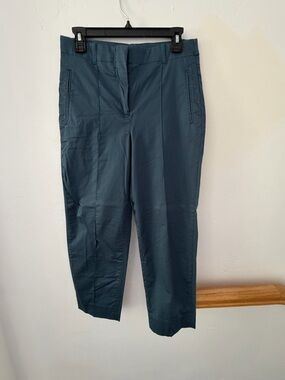 J. Crew Slate Blue High-Rise Chino Pants